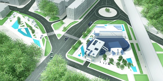 Architecture: Сultural and business complex
